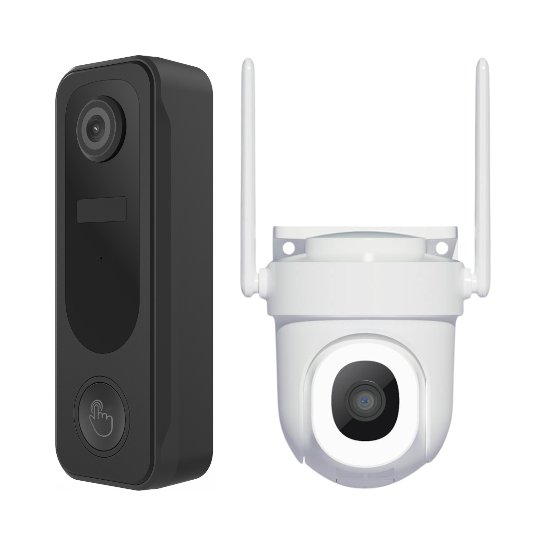 Bundel: Draadloze Deurbel + 360 Camera