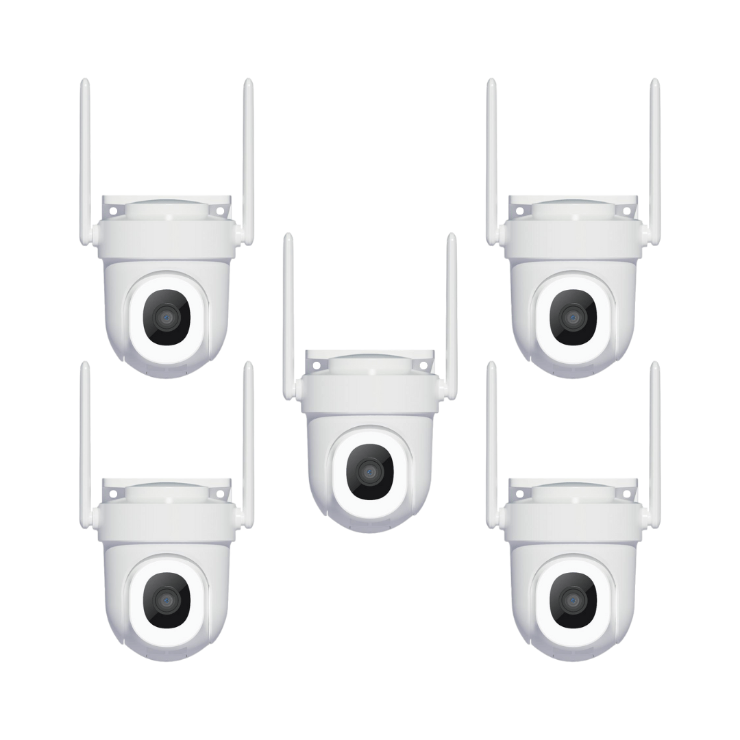 5x Bedrade Beveiligingscamera - Beldeur