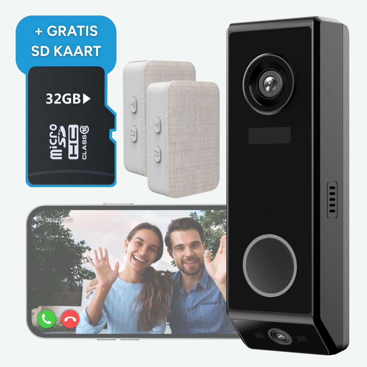 Beldeur® DualCam - Totaalpakket - Beldeur