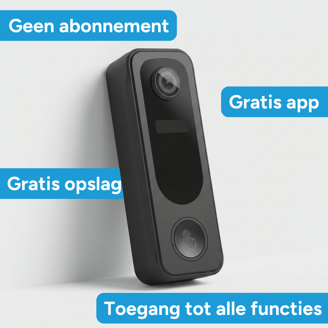 Bundel: Draadloze Deurbel + Bedrade Camera - Beldeur