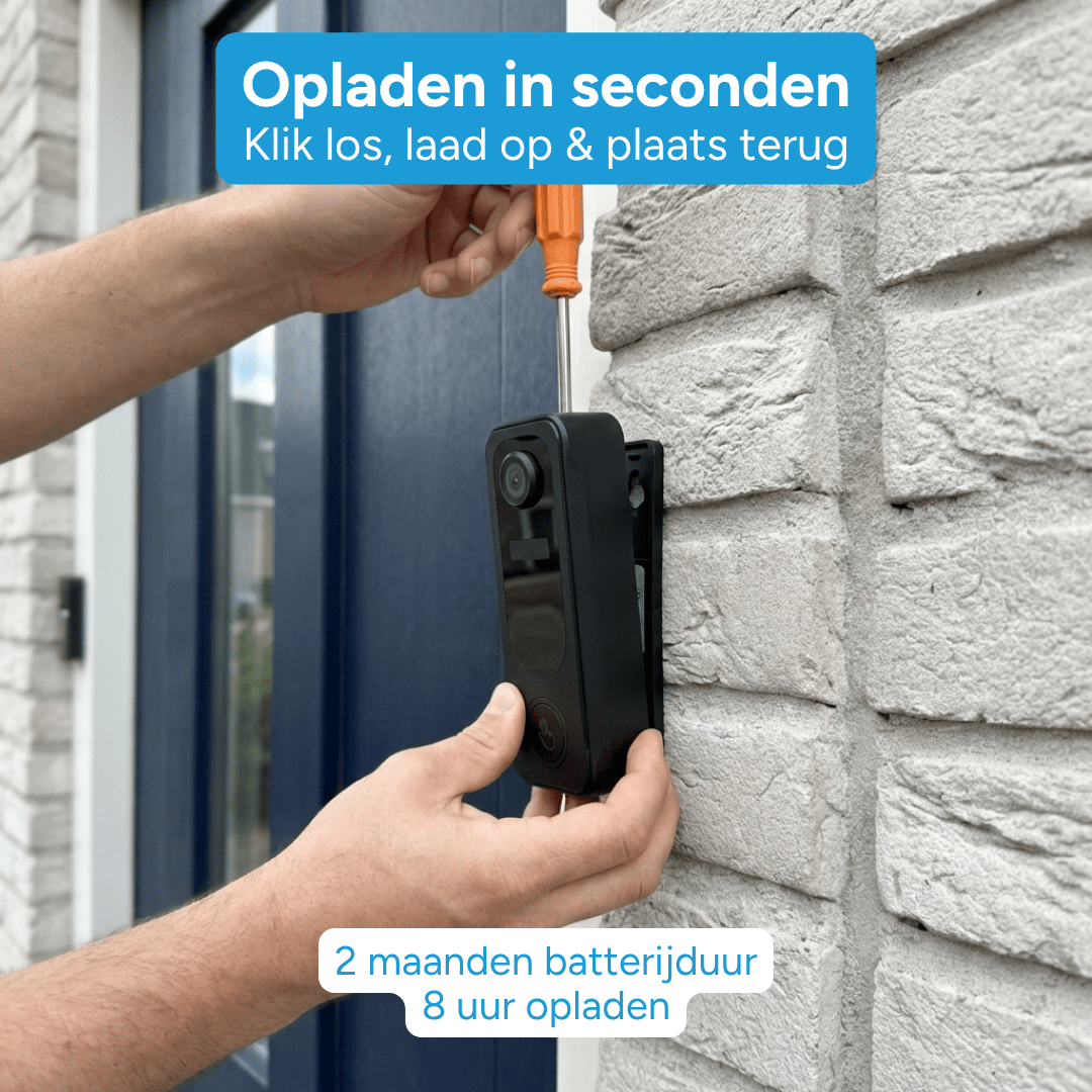 Bundel: Draadloze Deurbel + Bedrade Camera - Beldeur