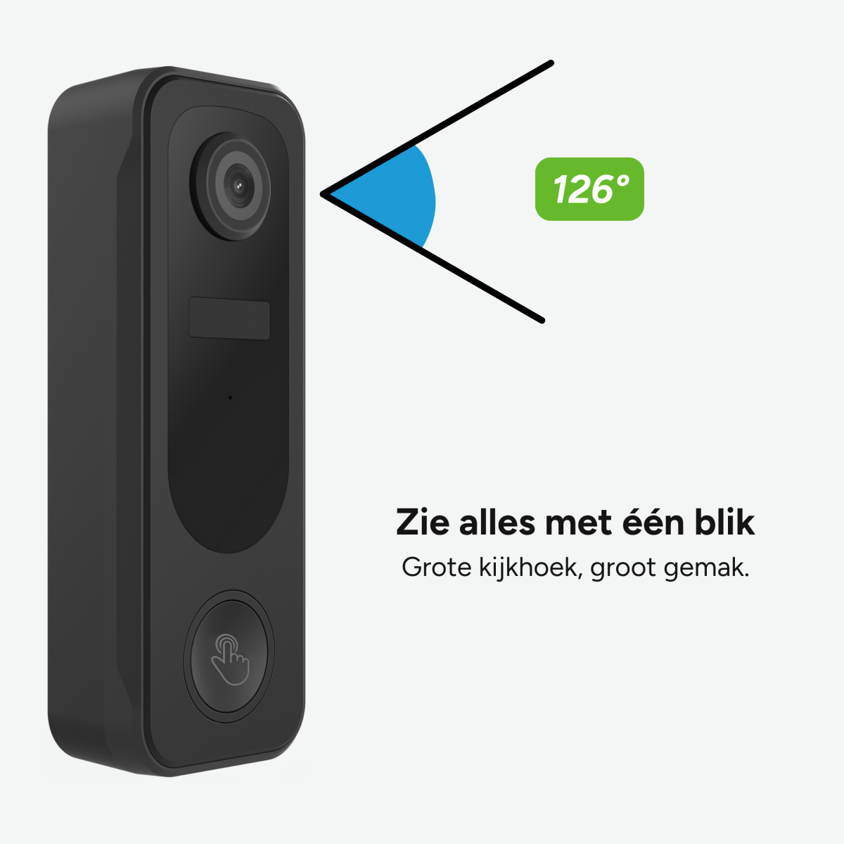 Bundel: Draadloze Deurbel + Bedrade Camera - Beldeur