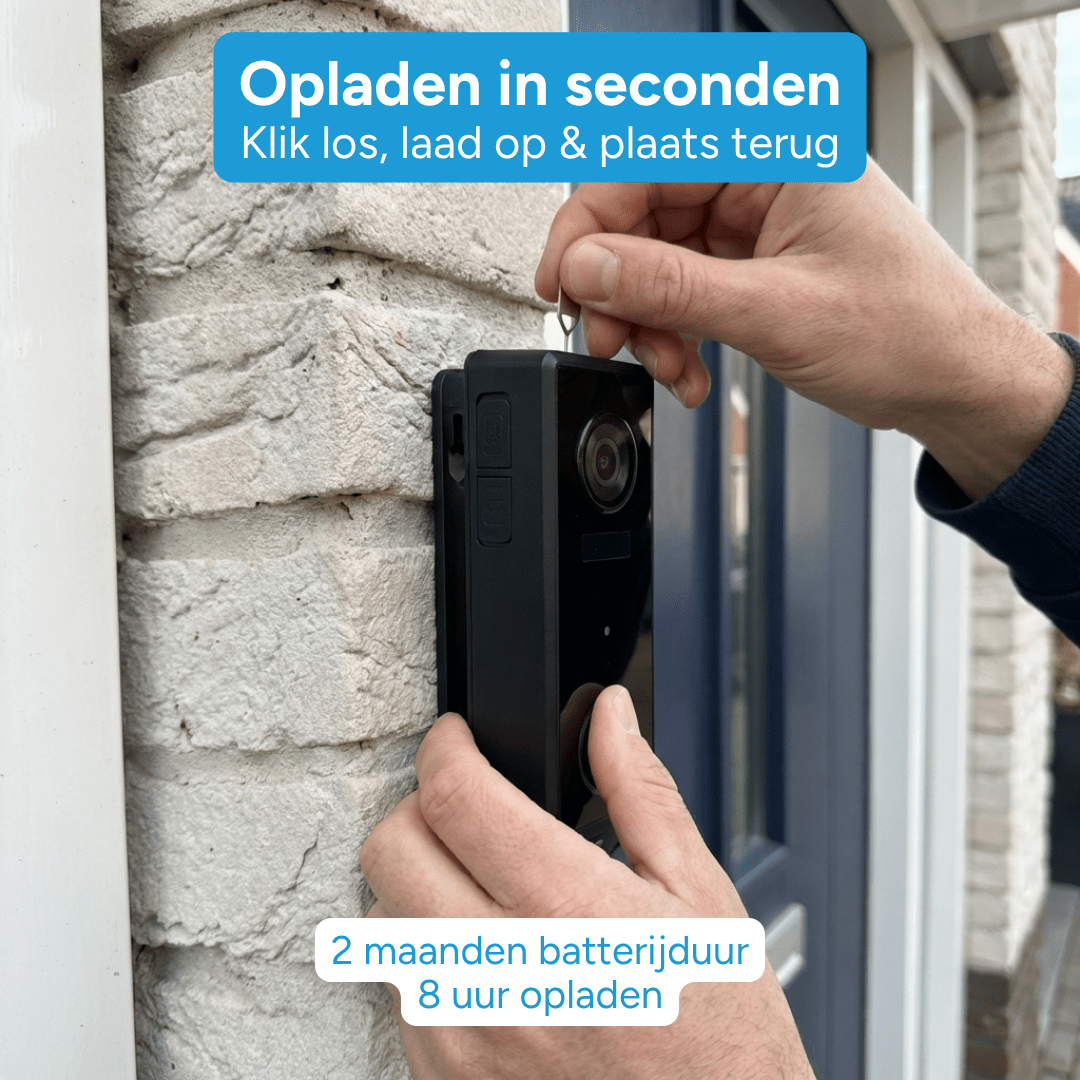 Bundel: DualCam Deurbel + Binnencamera - Beldeur