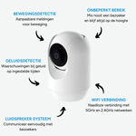 Bundel: DualCam Deurbel + Binnencamera - Beldeur