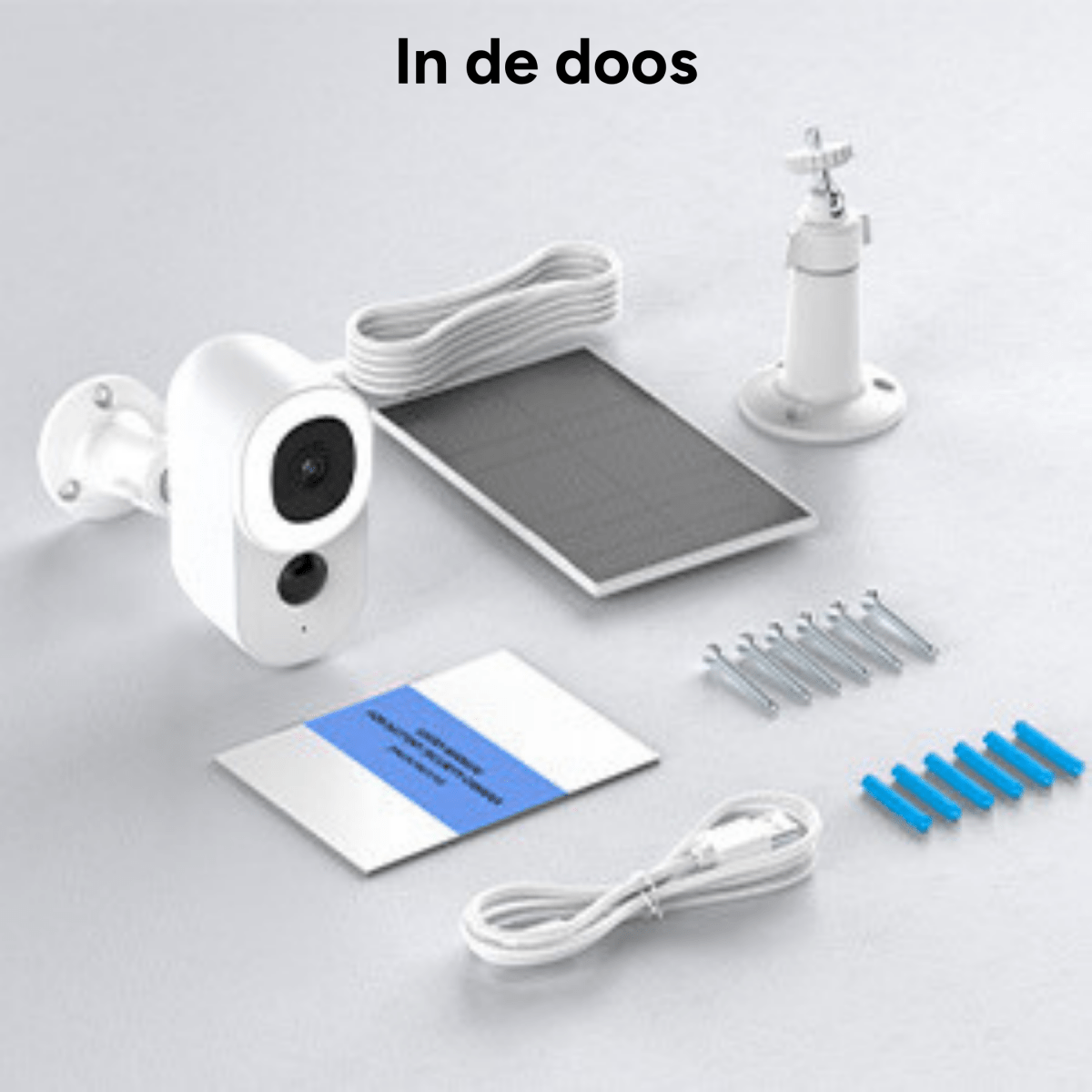 Bundel: DualCam Deurbel + Zonnepaneel Camera - Beldeur