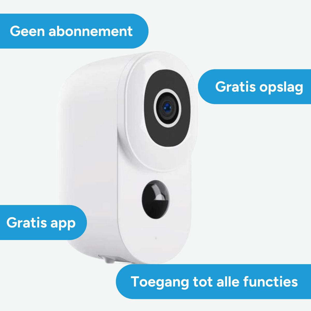 Bundel: DualCam Deurbel + Zonnepaneel Camera - Beldeur