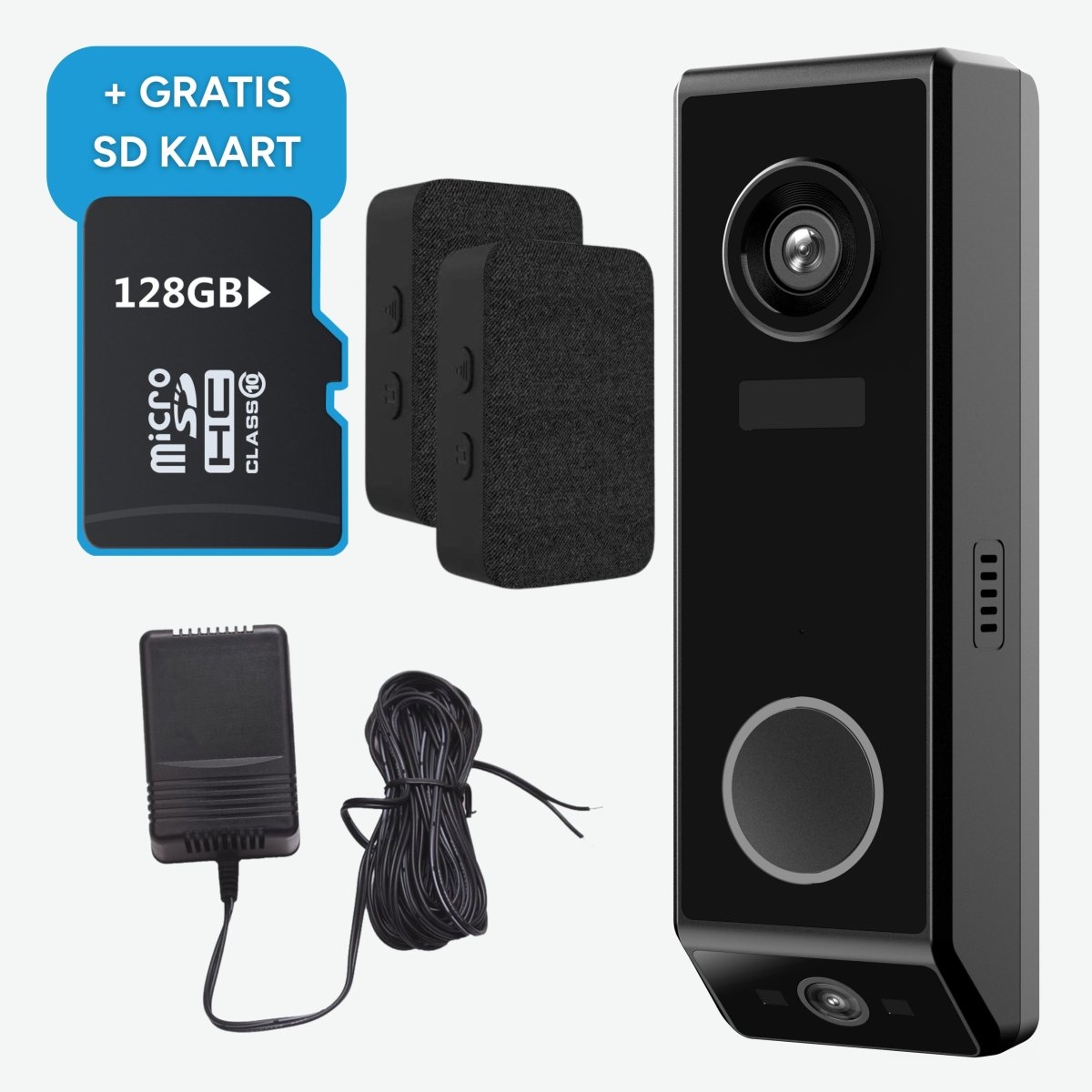 DualCam Video Deurbel Totaalpakket - Beldeur