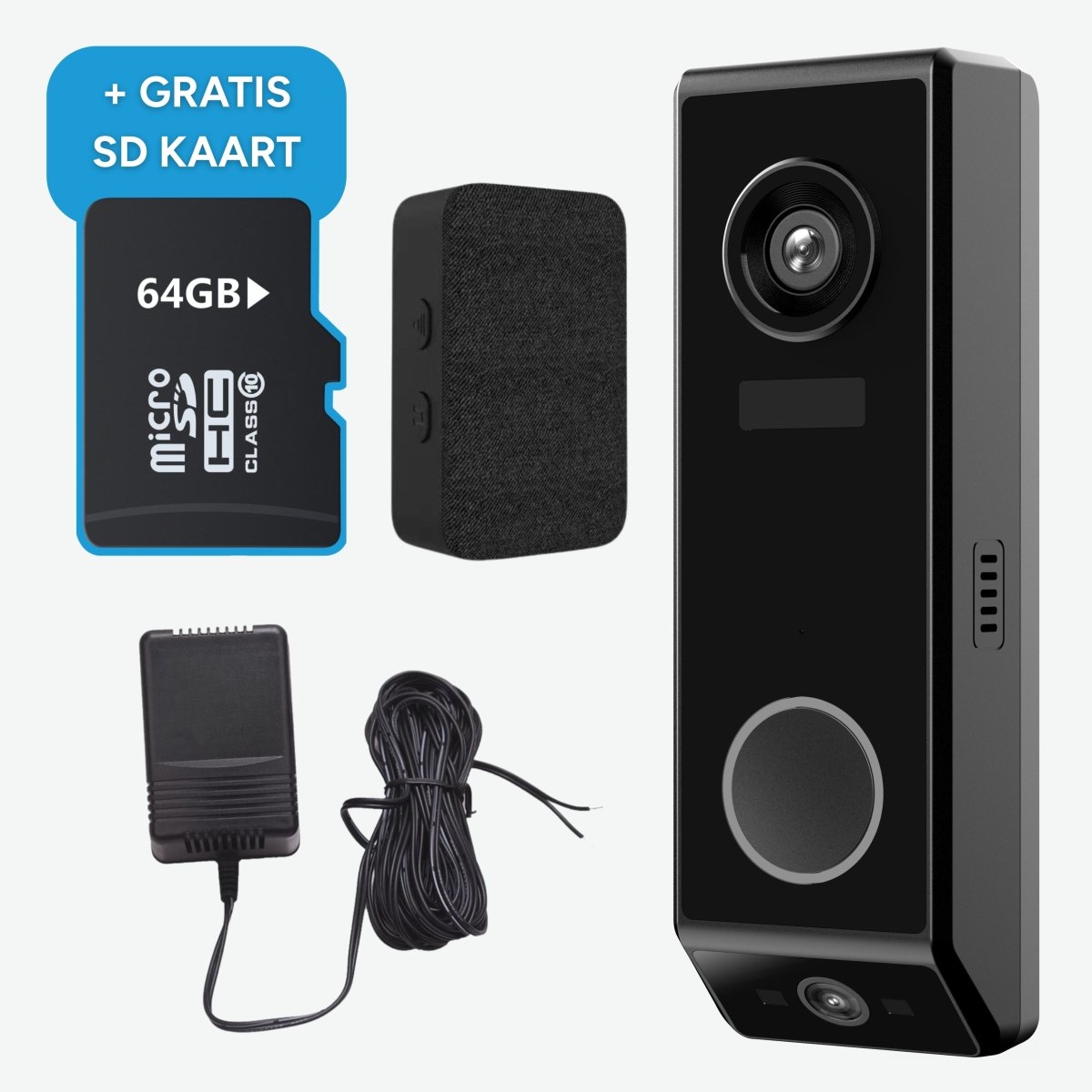 DualCam Video Deurbel Totaalpakket - Beldeur