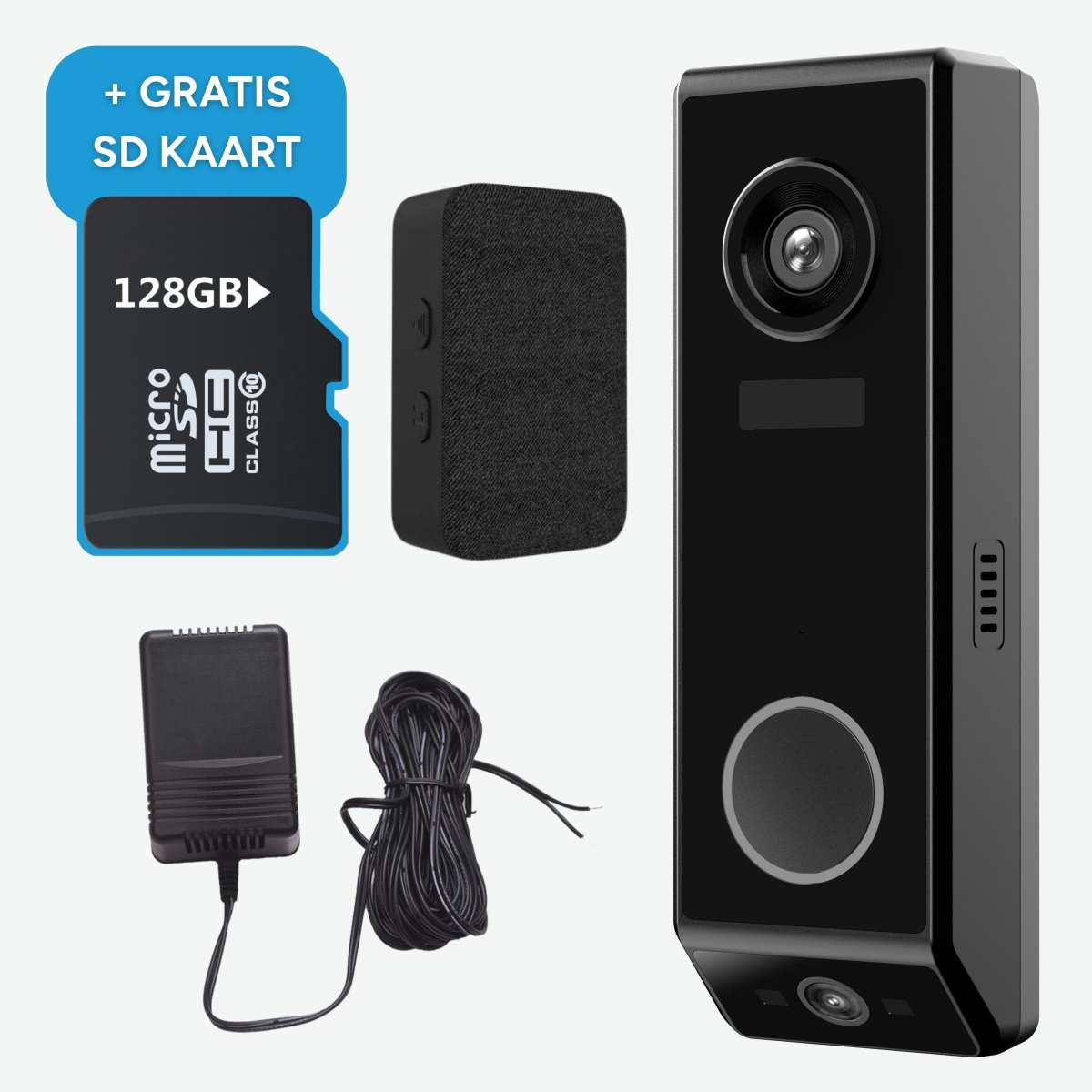 DualCam Video Deurbel Totaalpakket - Beldeur